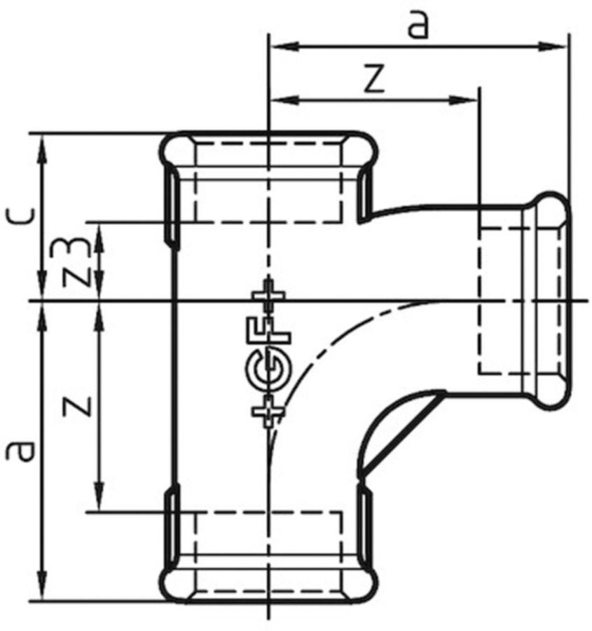 Bogen-T +GF+ 131 vezinkt