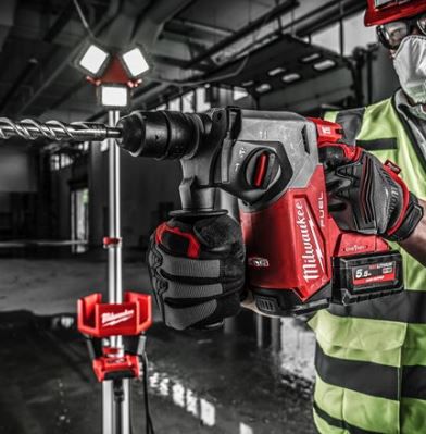 Akku-Kombihammer M18ONEFHX-0 - Milwaukee in HD-Box ohne Akku/+40Bohrer