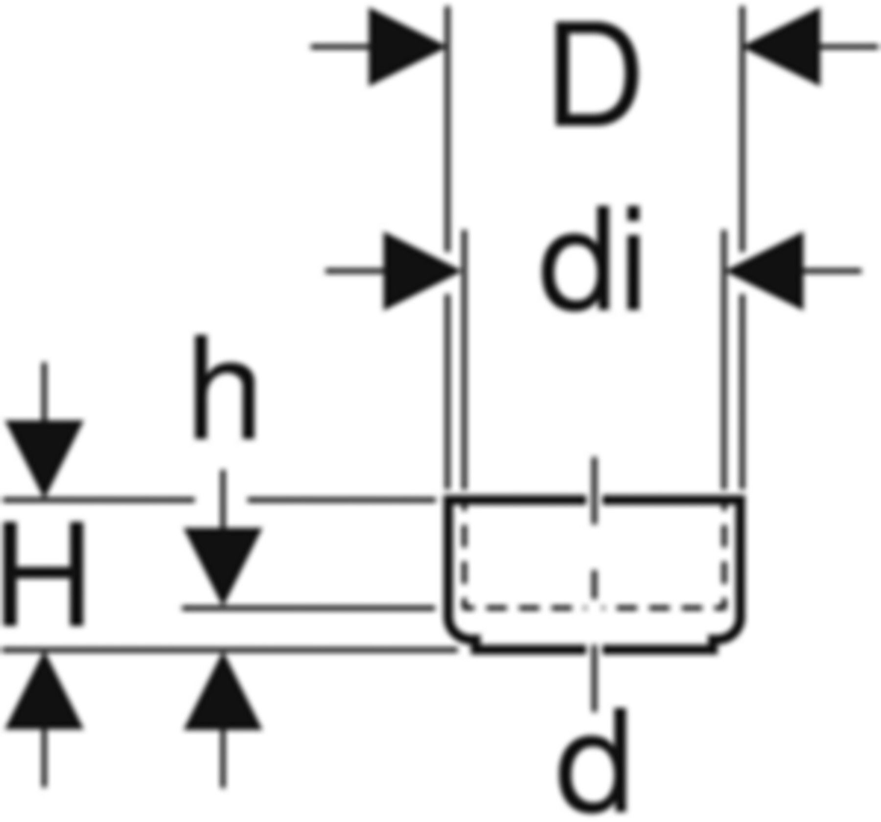 Geberit PE Bodenklosett-Muffe