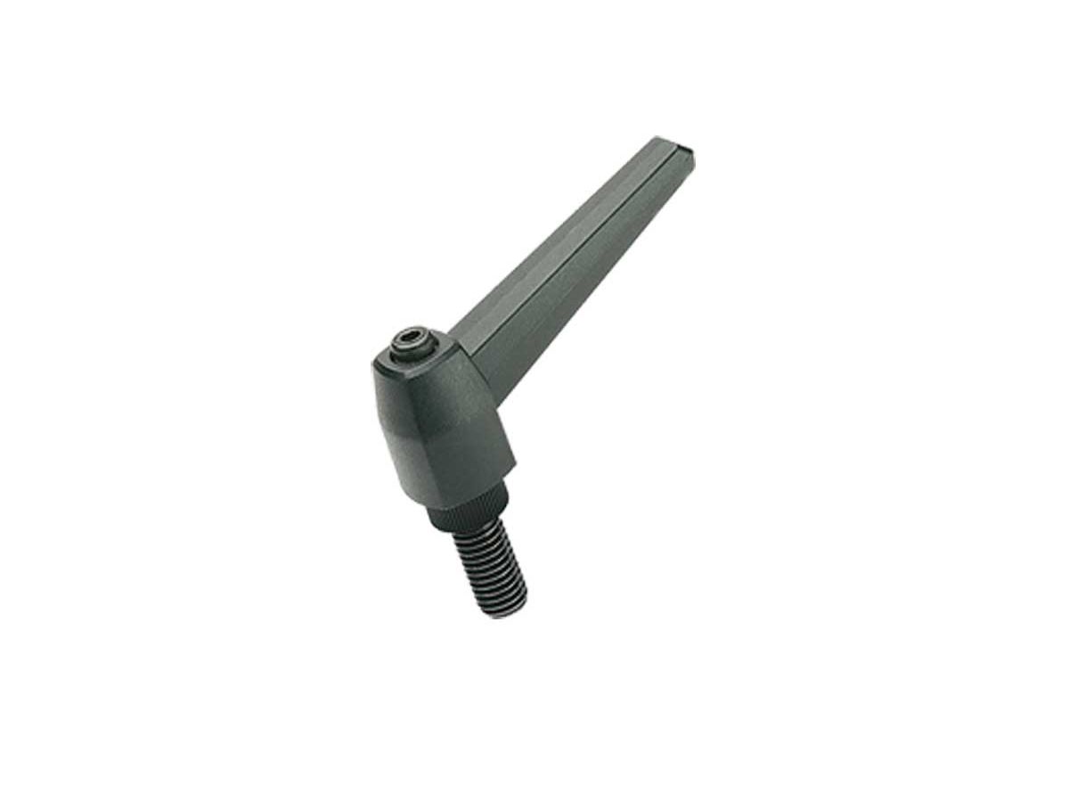 Verstellbare Klemmhebel Elesa MR.p - Thermoplast schwarz