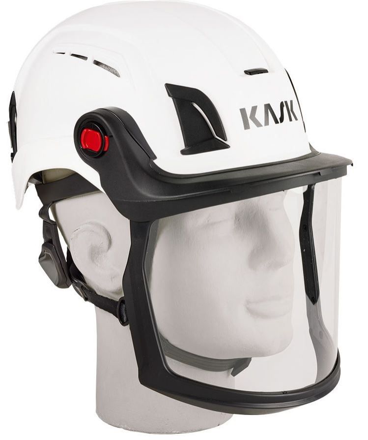 Schutzhelm KASK ZENITH X AIR, weiss - Kunststoff, Ratsche, 4-Punkt-Kinnriemen