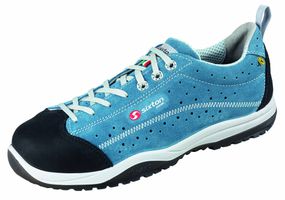 Sicherheitsschuhe SIXTON S1 - aus blauem Nubukleder, Alukappe