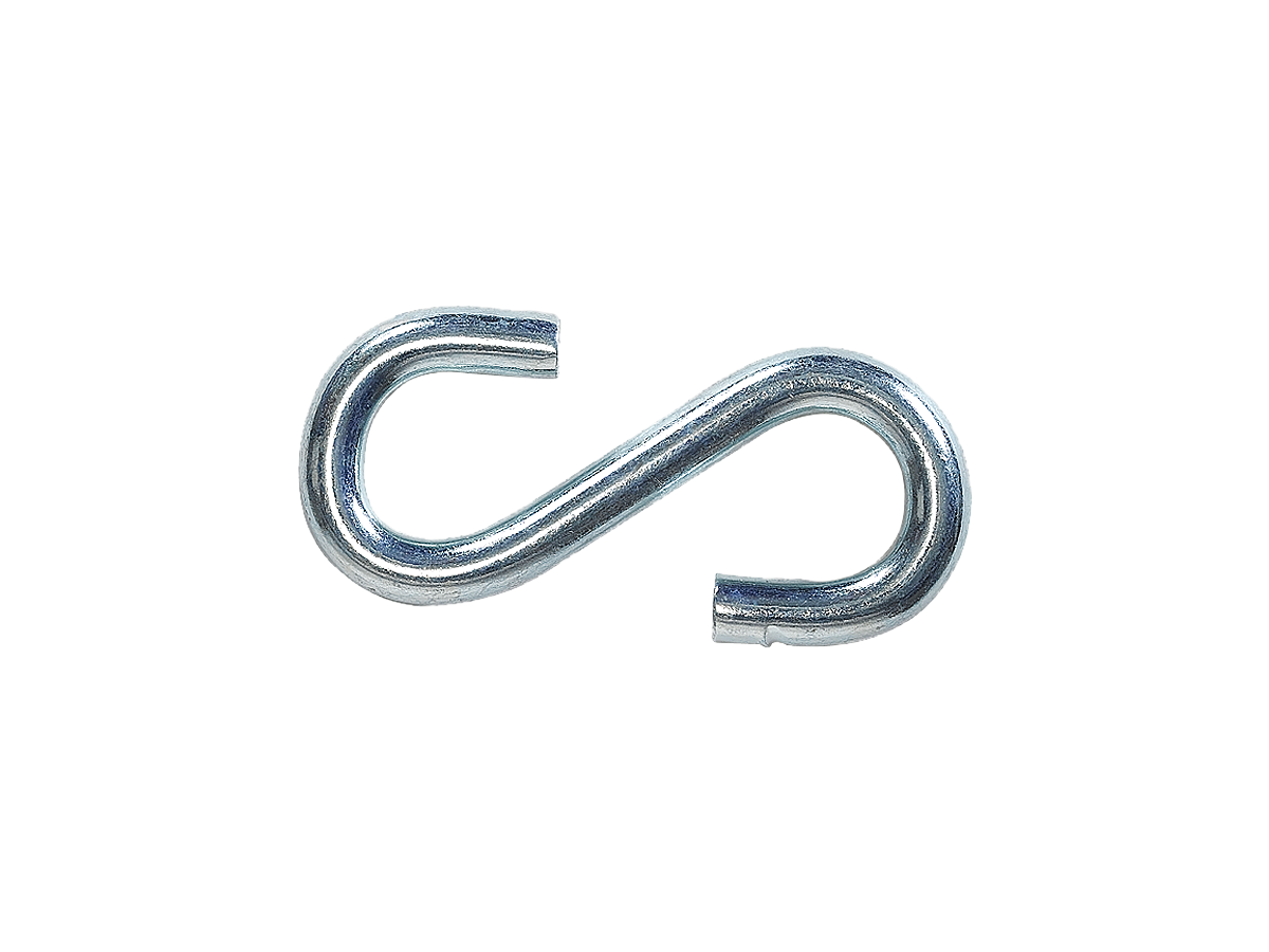 S-Haken 8x60mm Stahl verz. - Beutel à 1 Stk.