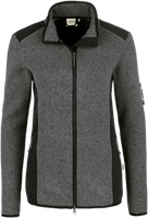 Damen-Strickfl.-Ja. Churc. 2XL anth. mel - 100% Polyester, 280 g/m²