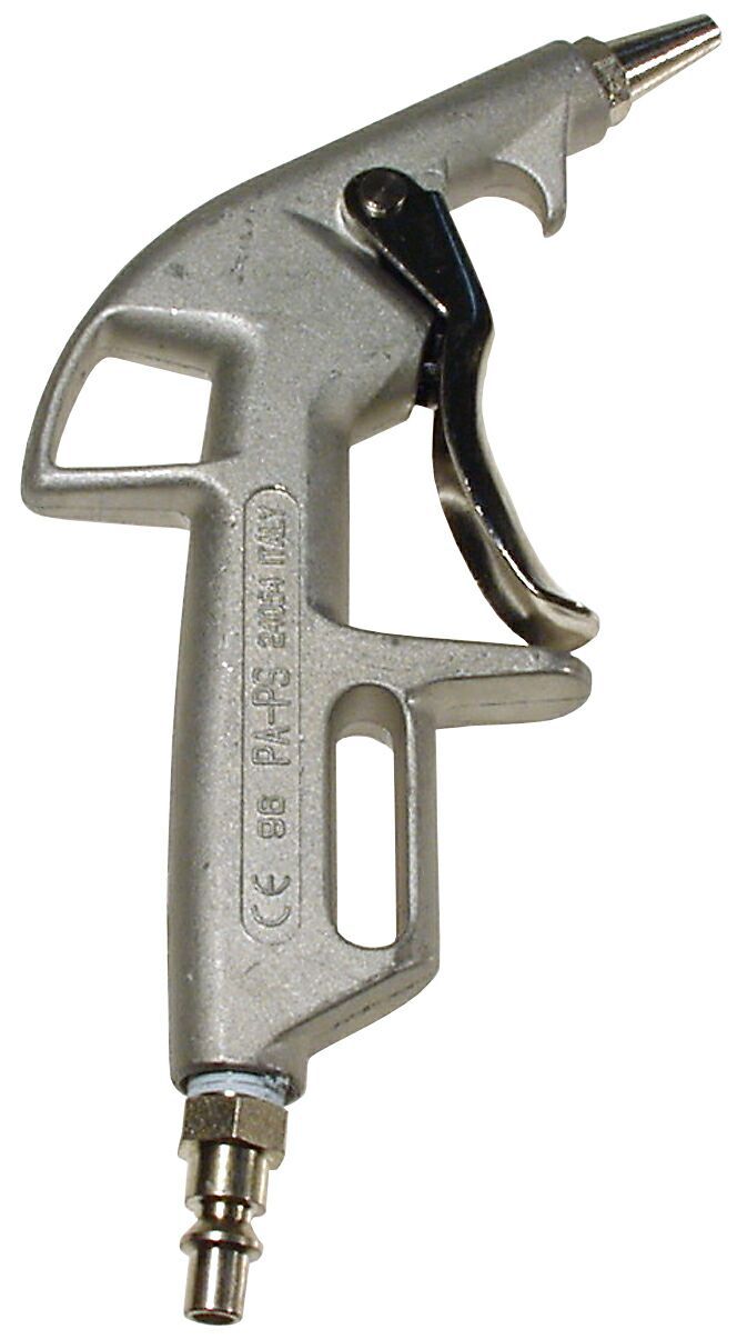 Ausblaspistole aus Aluminium - mit Stecknippel, SUVA-konform bis 3.5bar