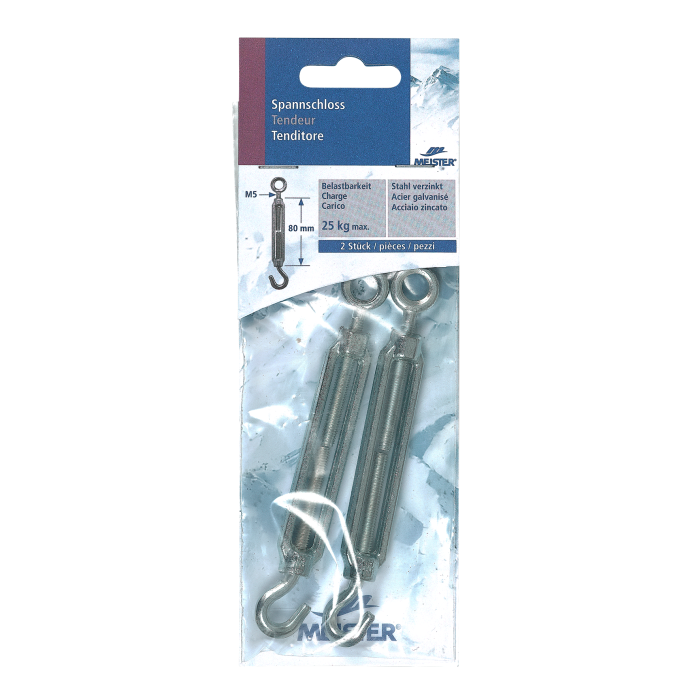 Spannschloss Ha/Oe MEISTER Stahl verz.