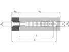 Parallel-Spreizdübel Ø10x90 - Pak à 25 Stk. TOX Bizeps