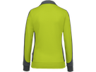Damen-Sw.jacke Co. Perf. 2XL kiwi/anth. - 50% Baumwolle, 50% Polyester, 300 g/m²