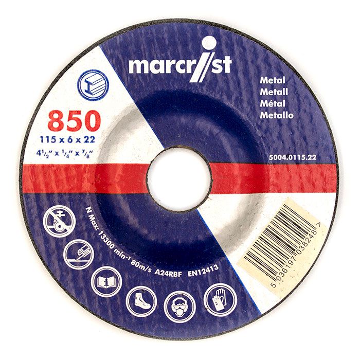 Schruppscheibe Metall 125x22.2mm - Marcrist