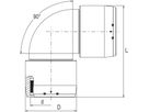 HDPE FRIALEN PE 100 SDR 11 Winkelmuffen - 90° PN16