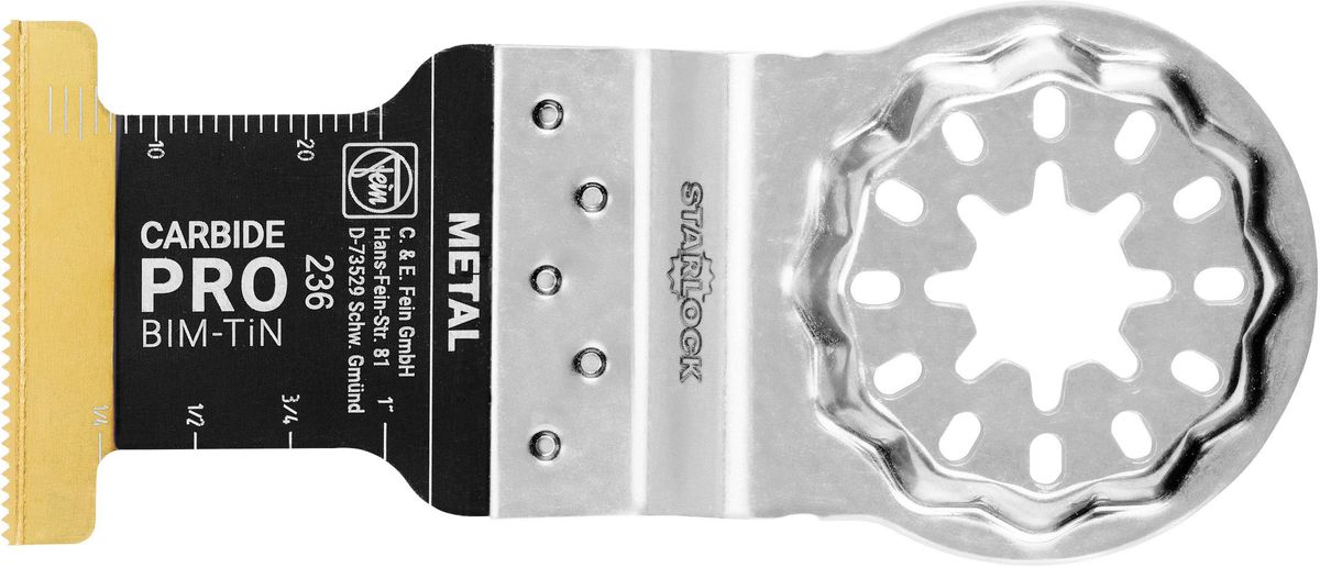 Sägeblatt Fein E-Cut Carbide Pro F. 236 - 45x35 mm, Aufnahme SL (VE=3Stk.)