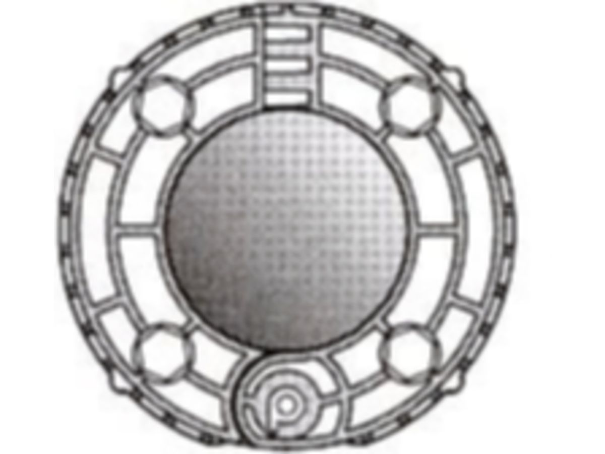 Dichteinsatz blind PLASSON DN 100 - für POLO-RDS evolution Rohrdurchführung