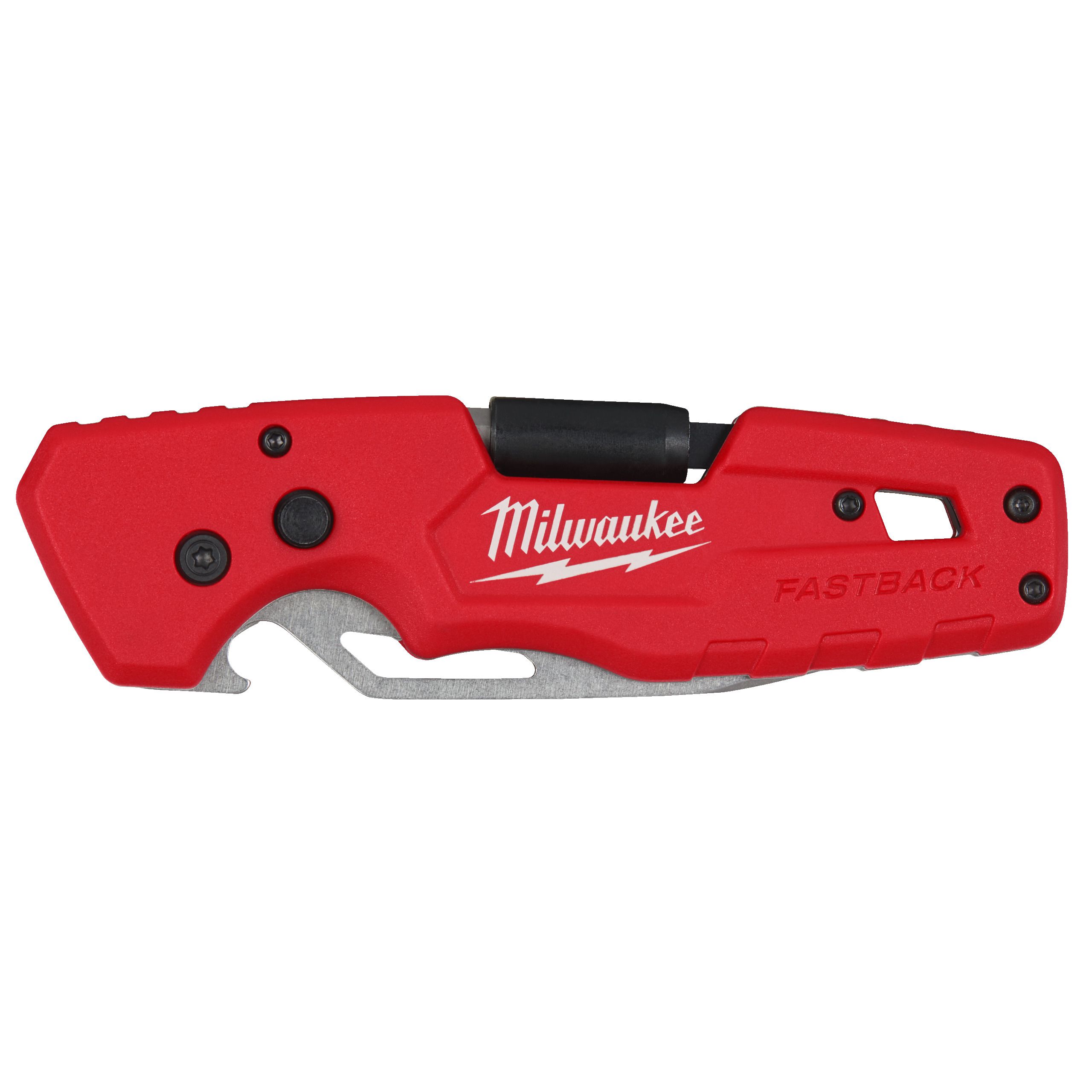 FASTBACK 5-in-1 Klappmesser - Milwaukee, mit integriertem 1/4" Hex-Bit
