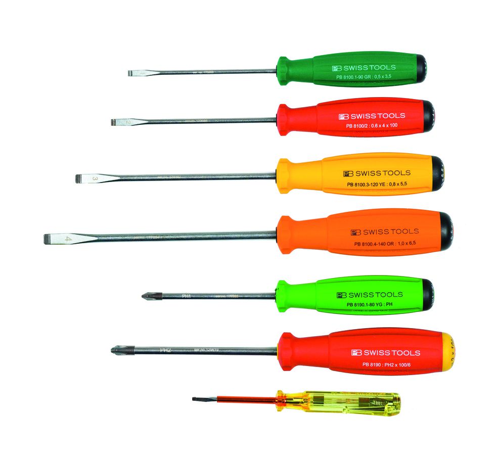 Schraubenziehersatz PB8248RB - rainbow, 8100 1-4,8190 1-2,175