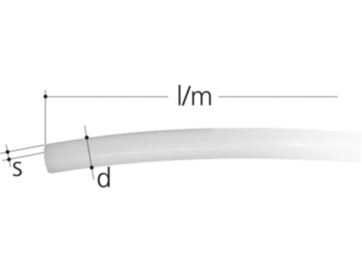 Sanipex Rohr weiss 16 mm (DN 12 mm) - 100 m / Rol. ohne Schutzrohr
