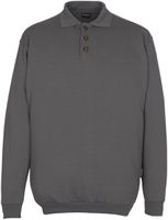 Trinidad Polo Sweatsh. anthrazit Gr.2XL - 60% Baumwolle / 40% Polyester