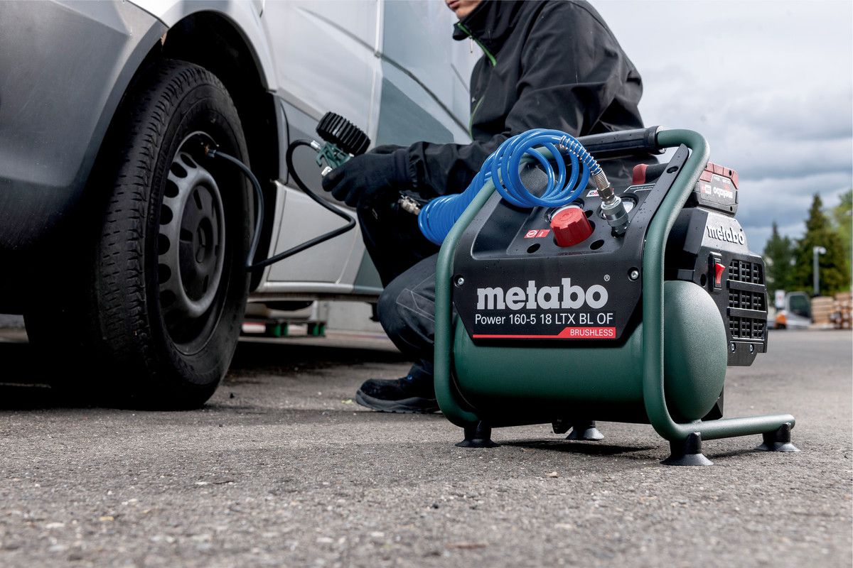 Akku-Kompressor Power 160-5 18 LTX BL OF - im Karton, ohne Akku/Ladegerät Metabo