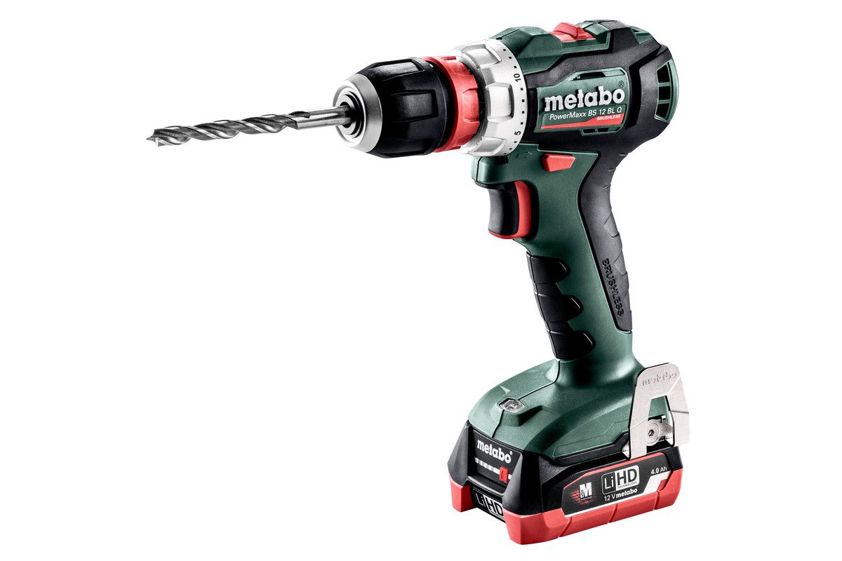 Akku-Bohrschrauber PowerMaxx BS 12 BL Q - Metabo  2 x LiHD 4.0 Ah