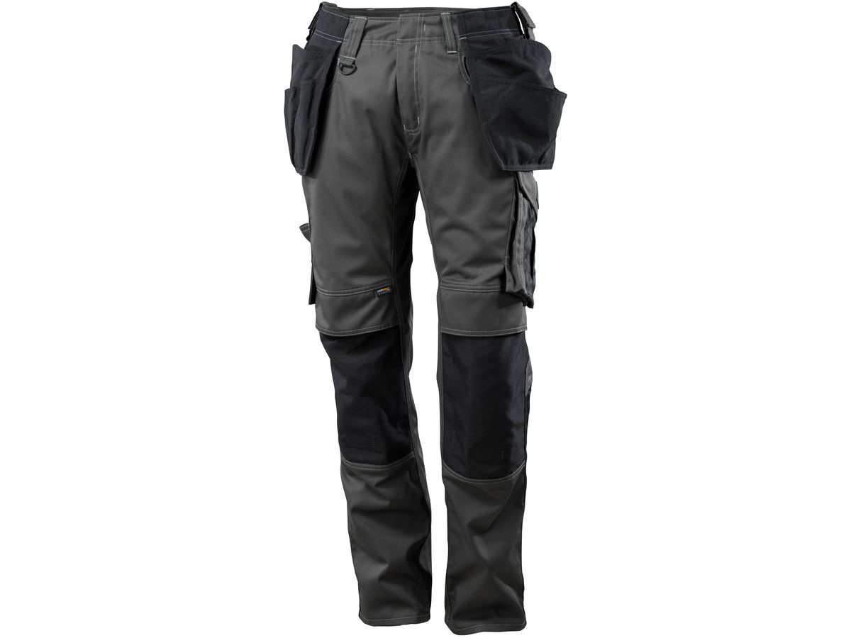 MASCOT Hose mit Knie- und Hängetaschen - Gr. 82C46, dunkelanthrazit/schwarz