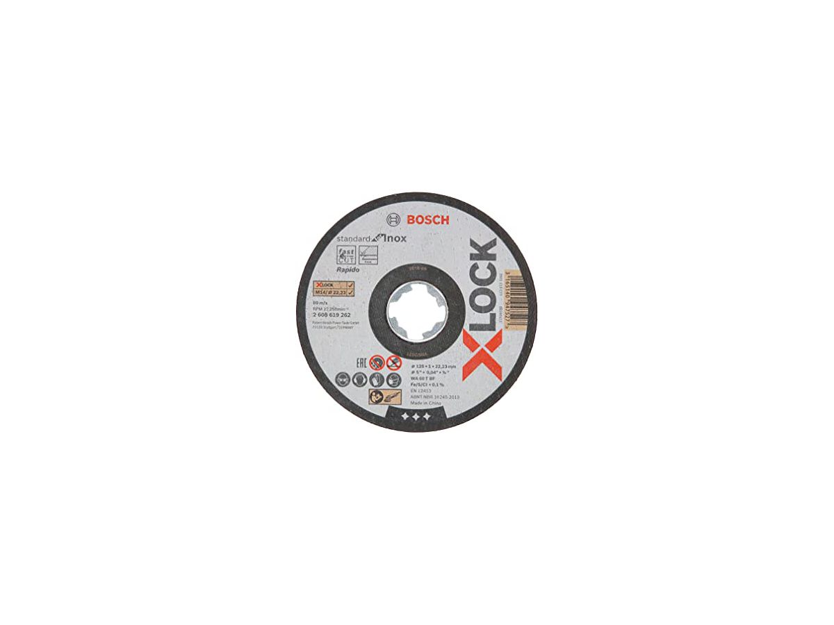 X-Lock Trennscheiben 115x1 mm flach - Bosch (Inox/Metall)