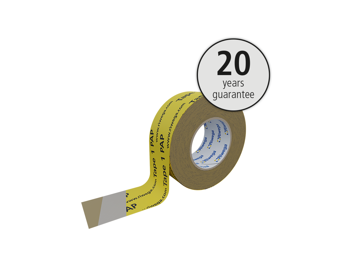 Riwega USB Tape 1 Pap 60 mm Klebeband - Rol. à 25 m (10 Rol./Pack)