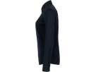 Bluse 1/1-Arm Performance Gr. L, schwarz - 50% Baumwolle, 50% Polyester