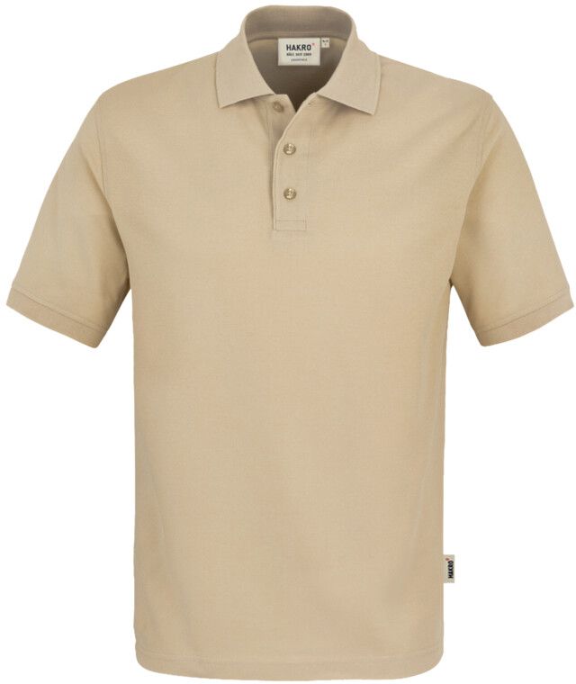 Poloshirt Top Piqué aus 100 % Baumwolle - grau-mel.: 60 % Polyester, 40 % Baumwoll