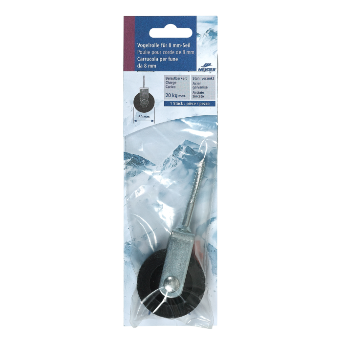 Vogelrolle MEISTER Stahl verzinkt