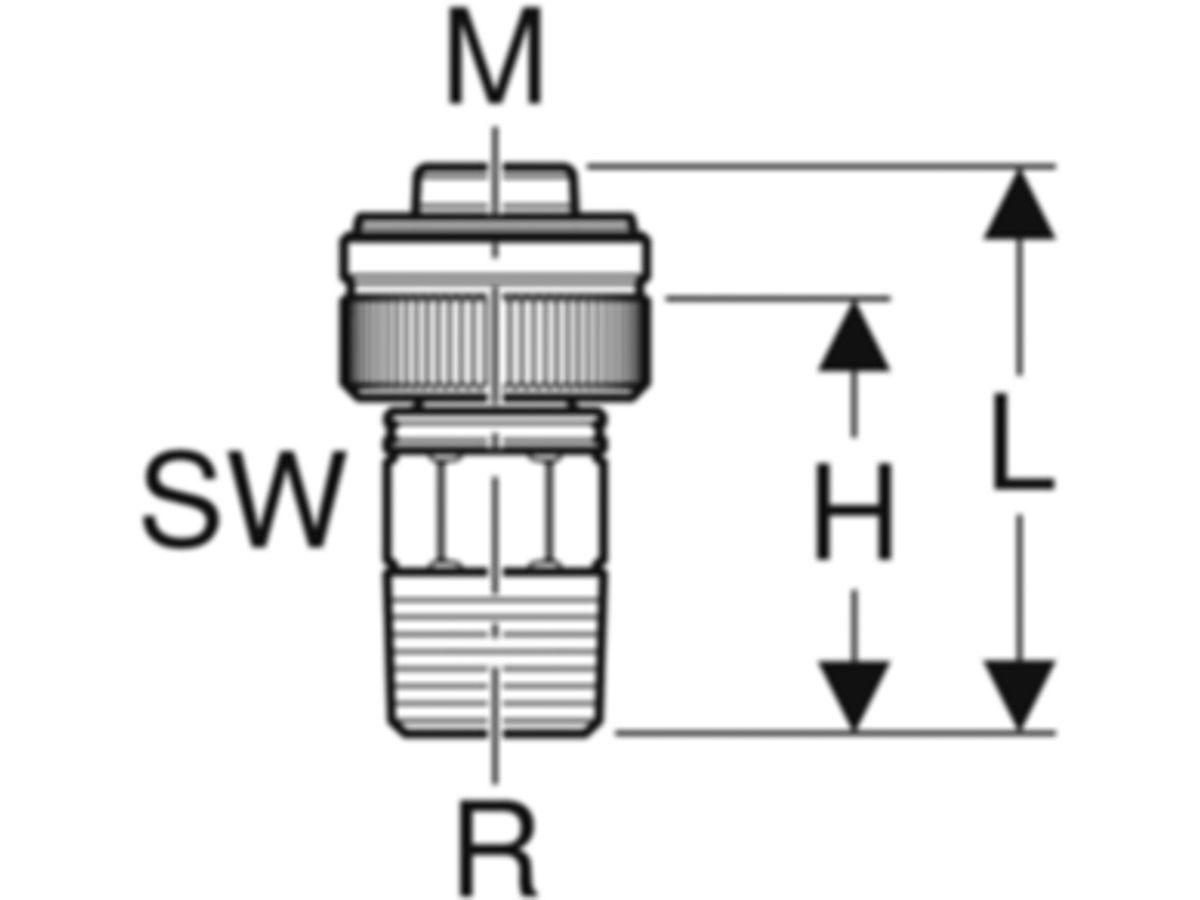 PushFit Schnellkupplung mit AG 16-R 1/2"