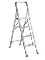 Alu-Klappleiter, 4 Stufen - Belastbarkeit 150 kg.