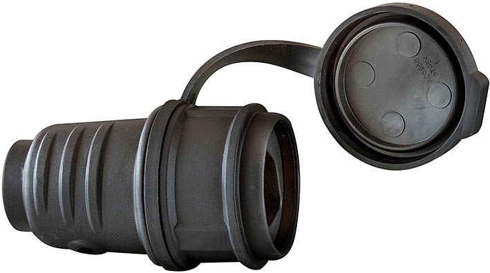Schutzkontakt-Kupplung T23 - 230V, 16A IP54