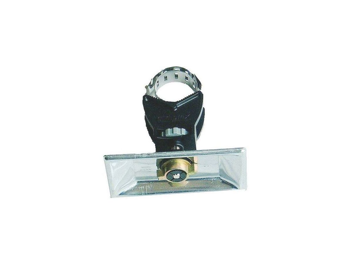 Universalhalter Simplex 100 x 50 mm - inkl. Plexiglas und Spannband bis 3"