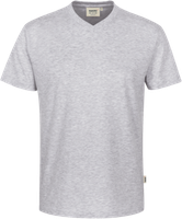 V-Shirt Classic Gr. 2XL, ash meliert - 98% Baumwolle, 2% Viscose, 160 g/m²