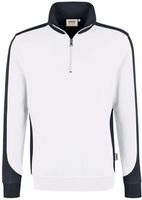 Zip Poloshirt-Contrast Performance