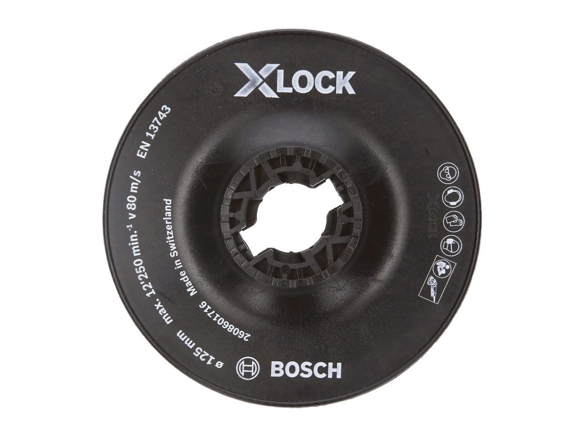 X-Lock Stützteller 125 mm hard - Bosch