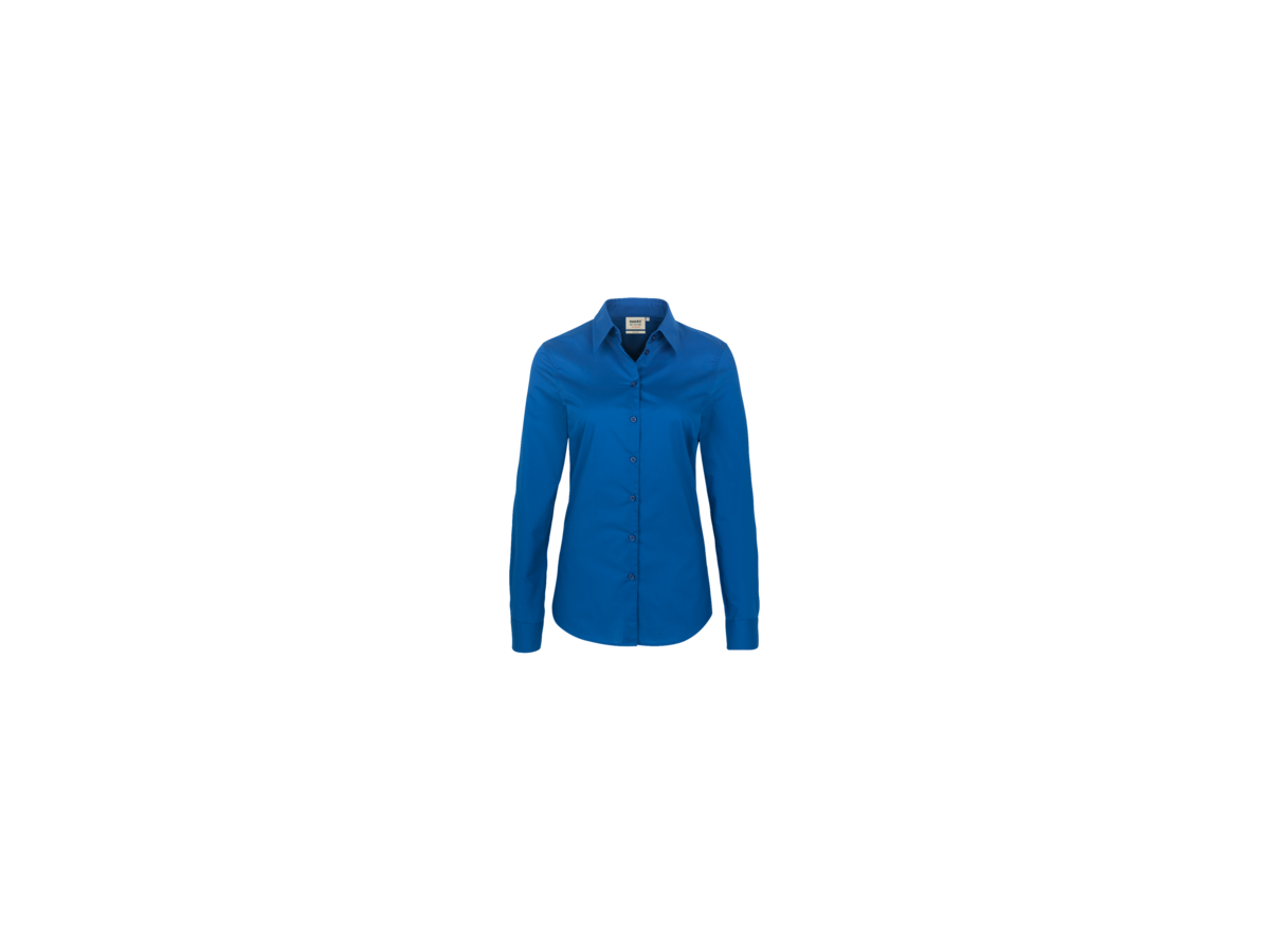 Bluse 1/1-Arm Perf. Gr. 6XL, royalblau - 50% Baumwolle, 50% Polyester, 120 g/m²