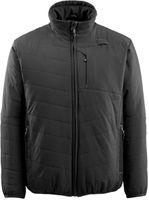 Thermojacke Erding, Gr. 2XL - schwarz, 100% PES, 300 g/m2