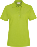 Damen-Poloshirt Perf. Gr. 2XL, kiwi - 50% Baumwolle, 50% Polyester, 200 g/m²