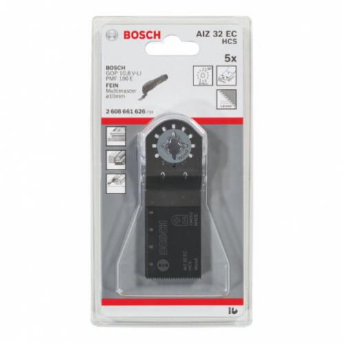 Tauchsägeblatt Holz AIZ32 EPC 50x32 mm - 5er-Pack, Bosch