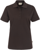 Damen-Poloshirt Perf. 2XL schokolade - 50% Baumwolle, 50% Polyester, 200 g/m²