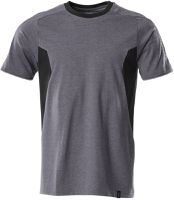 T-Shirt Moderne Passform, Gr. 2XL ONE - dunkelanthrazit/schwarz, 60% CO/40% PES