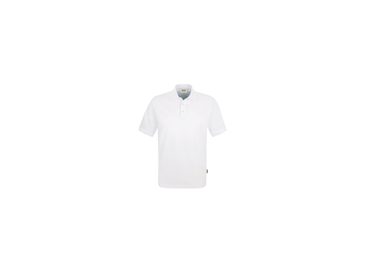 Poloshirt Top Gr. S, weiss - 100% Baumwolle, 200 g/m²