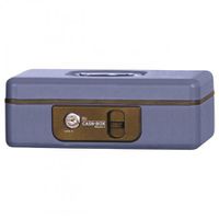 Geldkassette DeLuxe 4 blau - 300x230x80mm  BxTxH