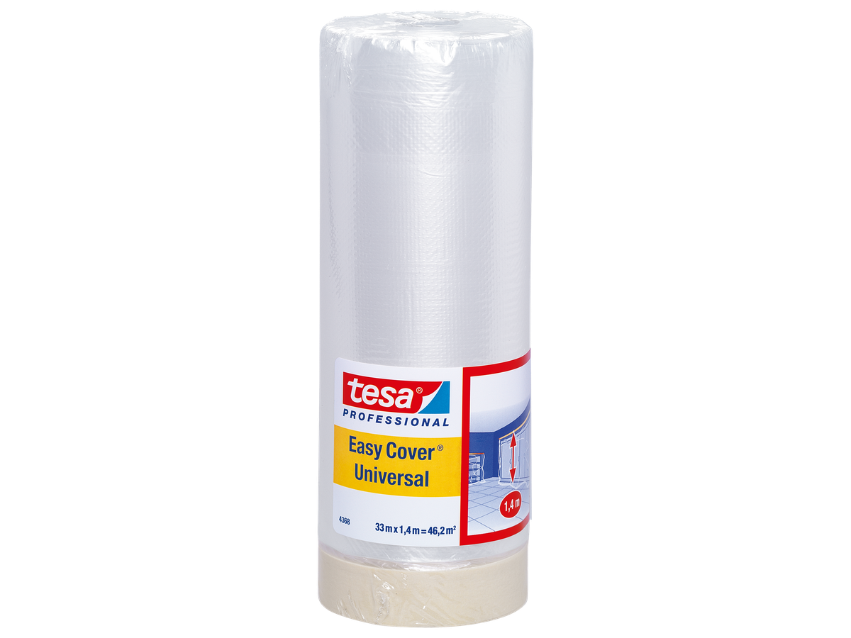 Abdeckfolie TESA Easy Cover - Innenbereich, die 2-in-1-Lösung