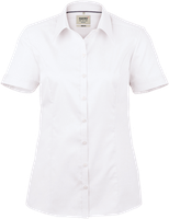 Bluse ½-Arm Business Gr. 2XL, weiss - 100% Baumwolle
