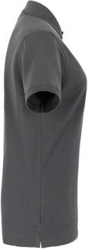 Damen-Poloshirt Classic Gr. XL, graphit - 100% Baumwolle, 200 g/m²