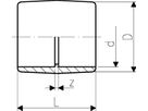 Mu Egal PVC-U PN16 d16 - Metrisch