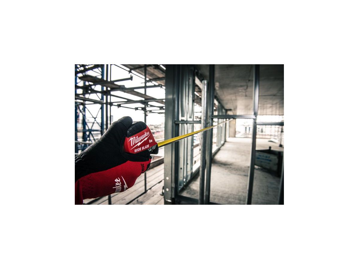 Bandmass 8 m 33m magnetisch,breites Band - Milwaukee, Premium