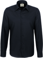 Hemd 1/1-Arm Business Tail. 2XL schwarz - 100% Baumwolle, 120 g/m²