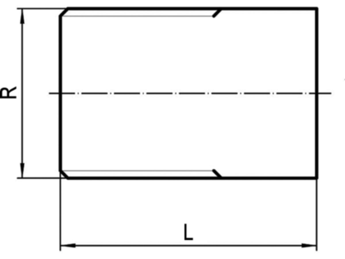 Anschweissnippel schwarz RARIC